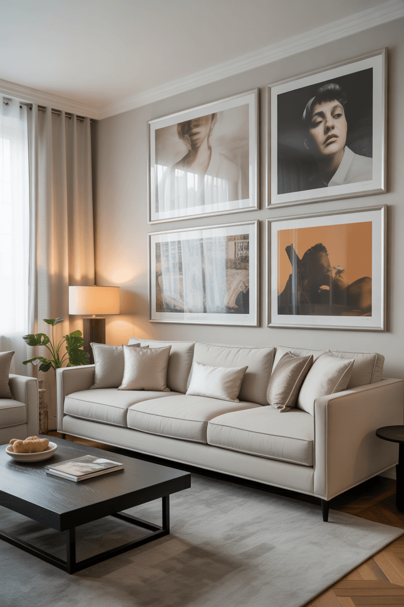 22 Gallery Wall Living Room Ideas for Modern Homes