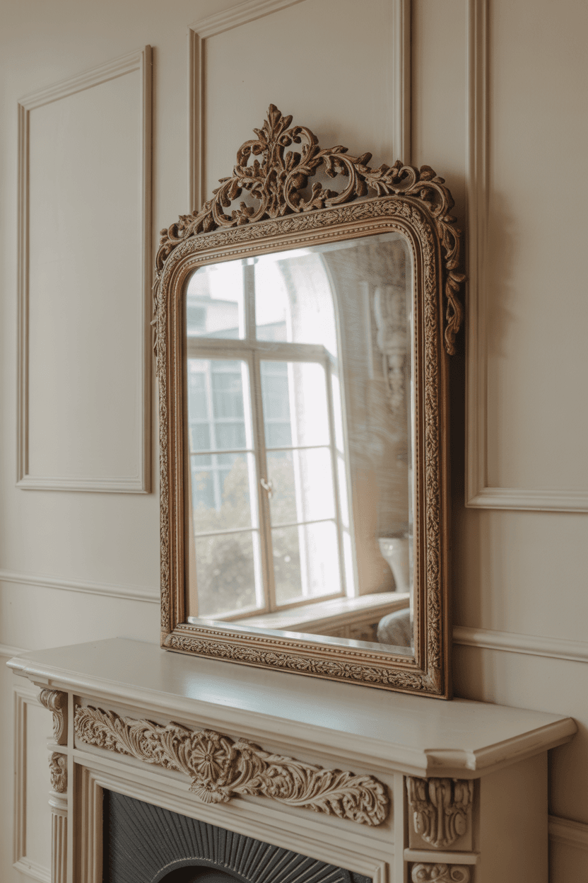 24 Vintage Mirror Wall Decor Ideas for Timeless Homes