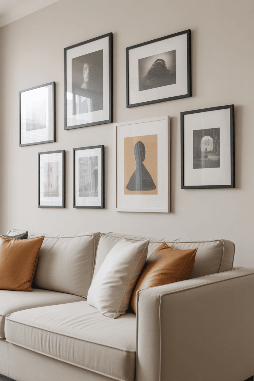 24 Above Sofa Wall Decor Ideas for Stylish Living Rooms