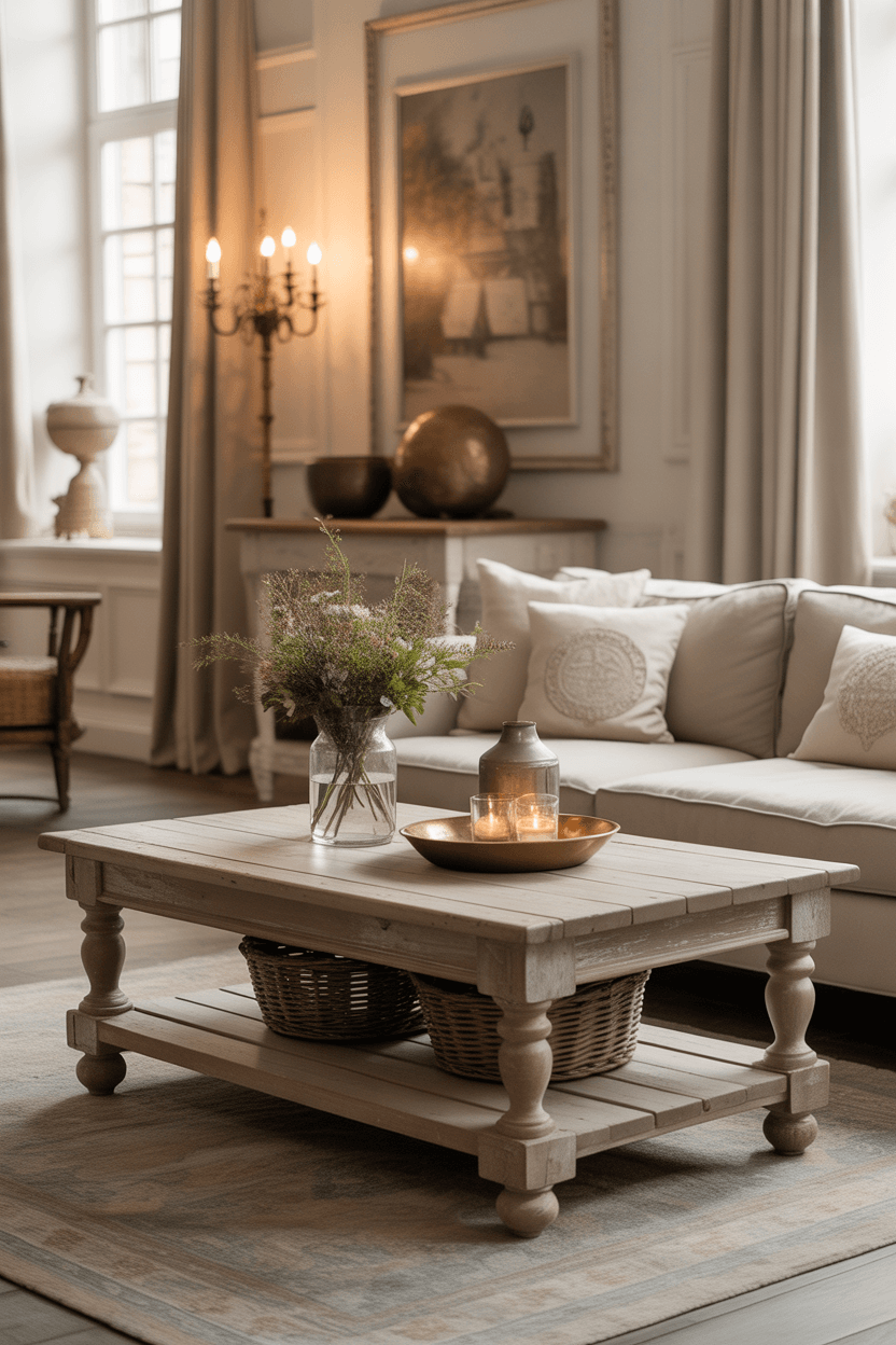 24 French Country Living Room Ideas for Elegant & Cozy Homes