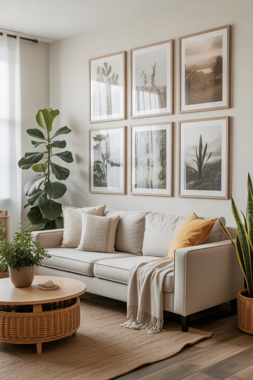 22 Gallery Wall Living Room Ideas for Modern Homes