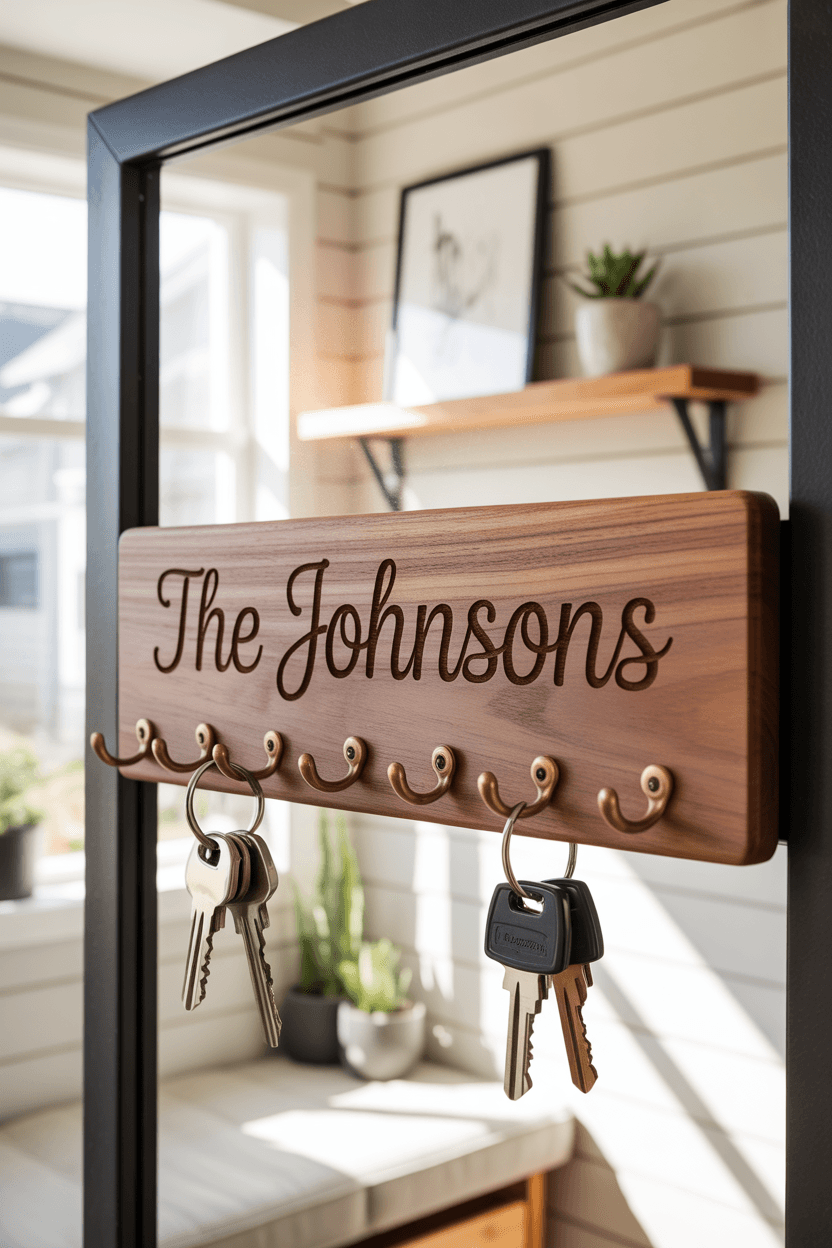 23 Key Holder Wall Design Ideas for a Stylish Home