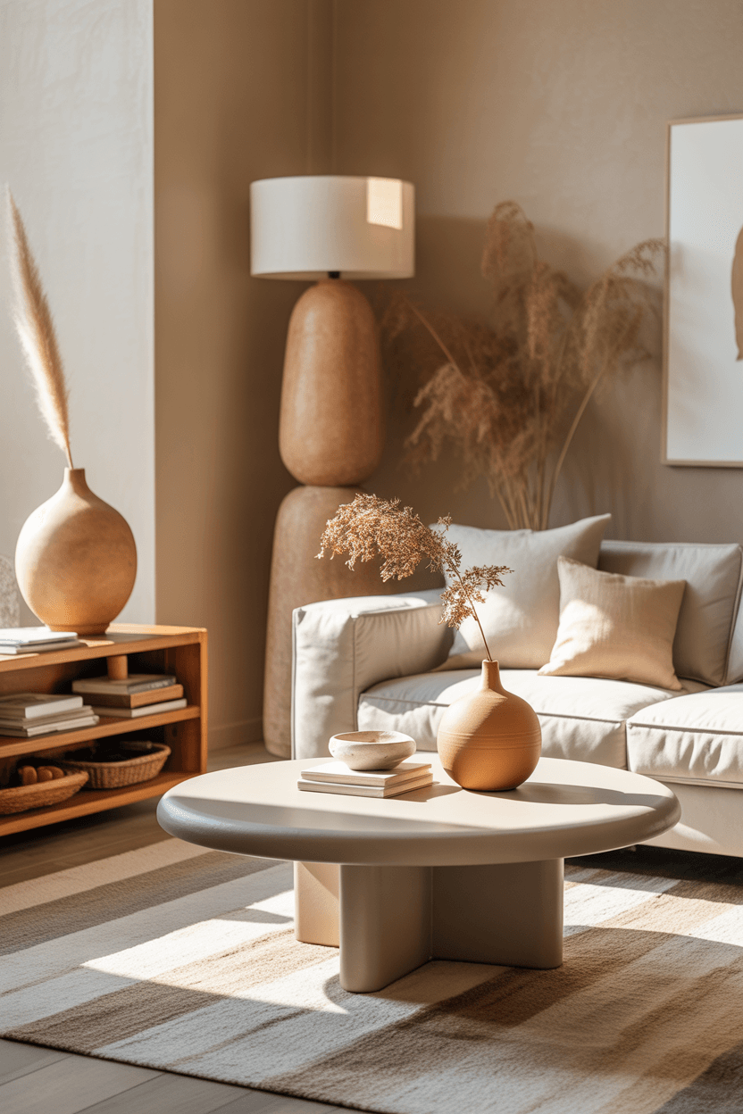 23 Cozy Warm Earthy Living Room Ideas for a Natural & Stylish Home