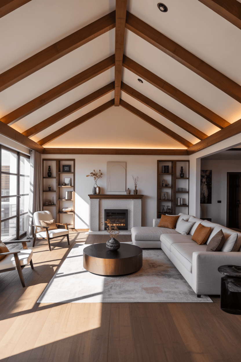 22 Inspiring Vaulted Ceiling Living Room Ideas for Modern Homes