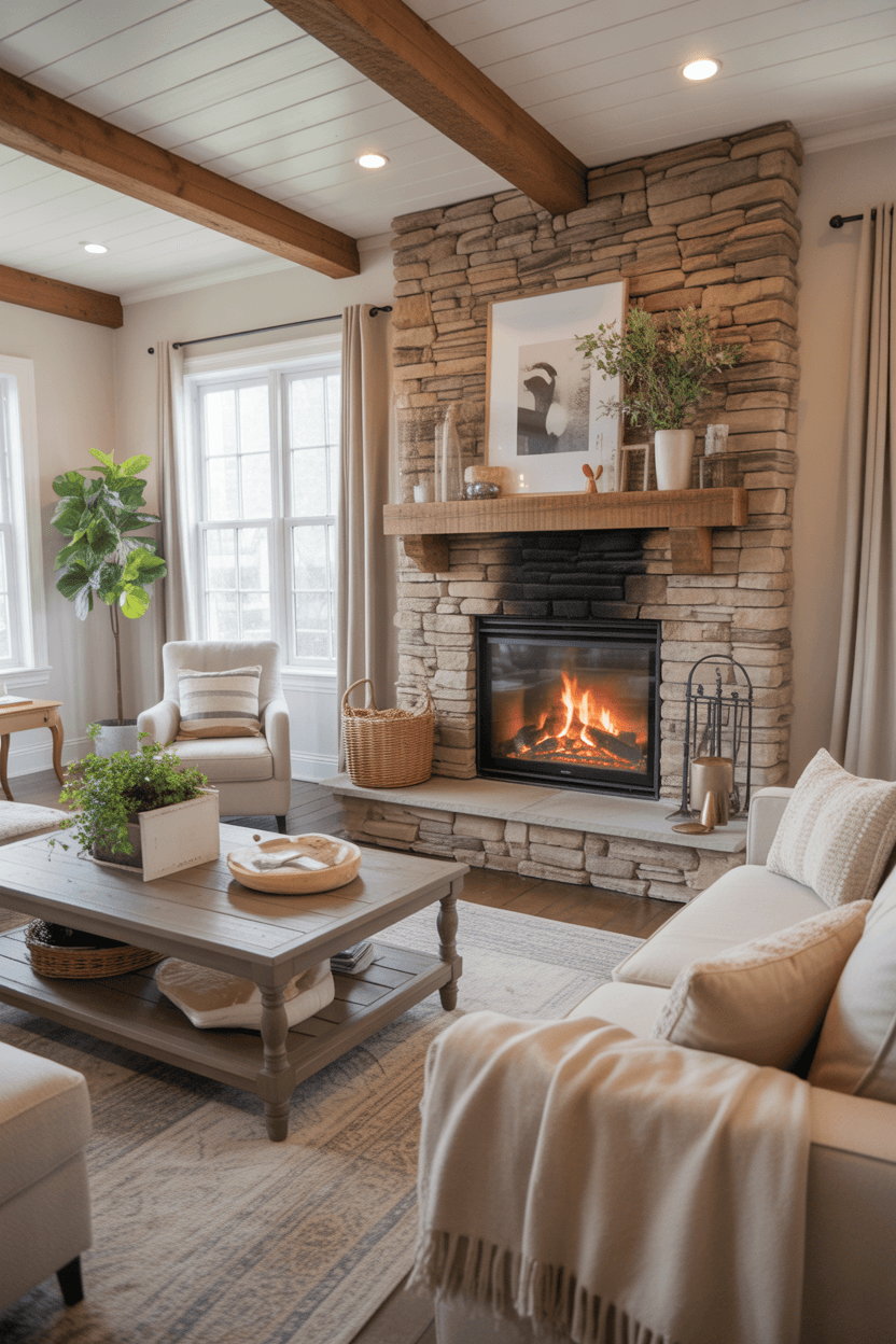 26 Modern Farmhouse Living Room Ideas for a Cozy & Stylish Home