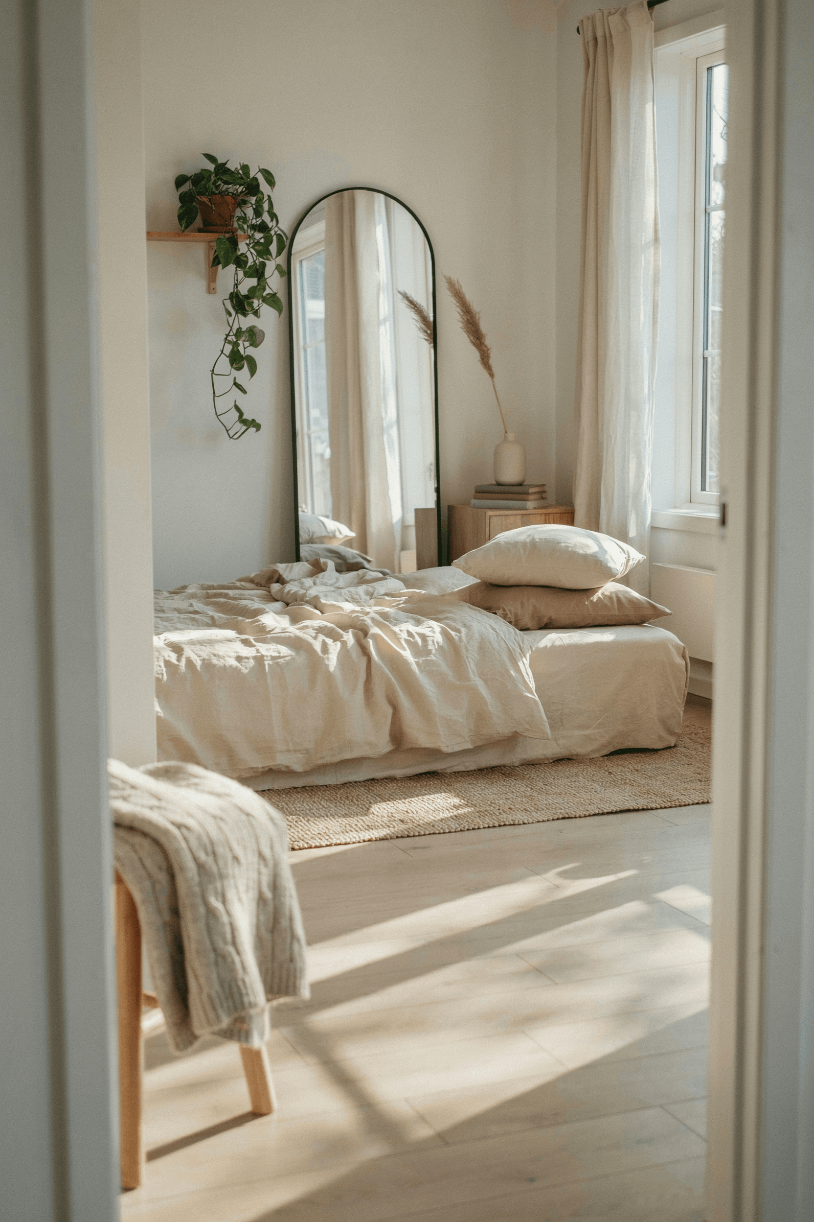 23 Gorgeous Floor Mirror in Bedroom Ideas to Elevate Your Room