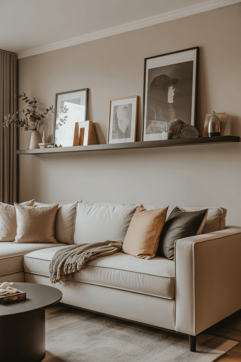 24 Above Sofa Wall Decor Ideas for Stylish Living Rooms