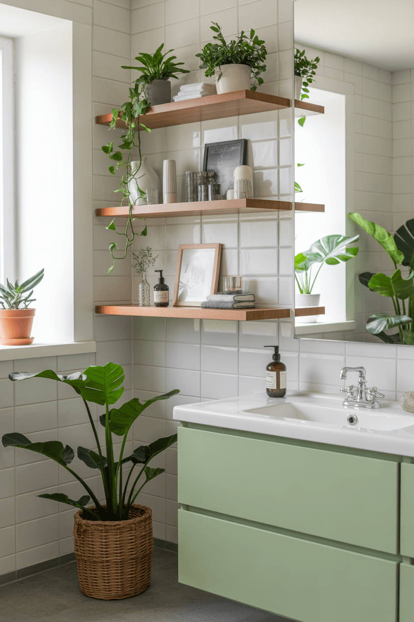 24 Floating Shelves Bathroom Ideas for Small and Stylish Spaces