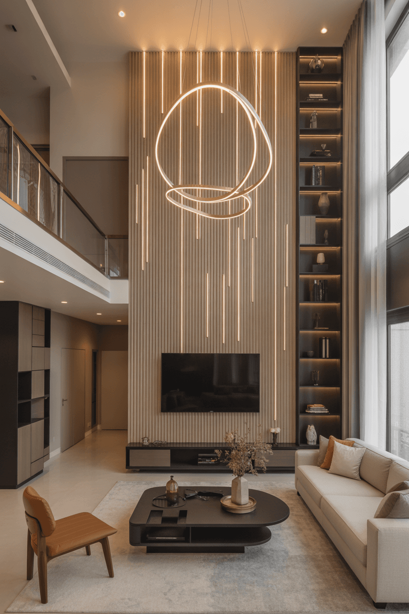 21 Stunning Tall Ceiling Living Room Ideas for Modern Homes