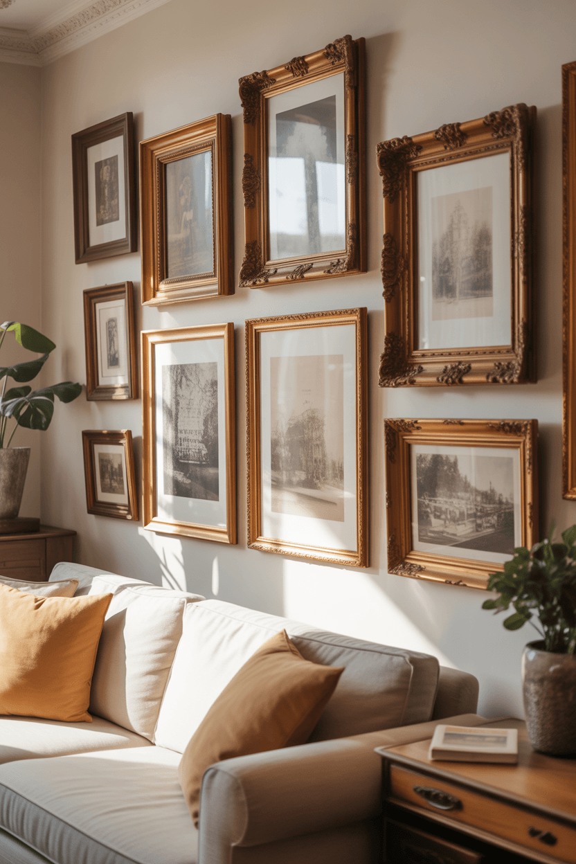 22 Gallery Wall Living Room Ideas for Modern Homes
