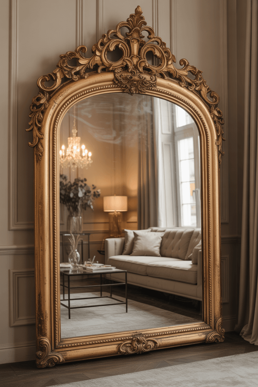 24 Vintage Mirror Wall Decor Ideas for Timeless Homes