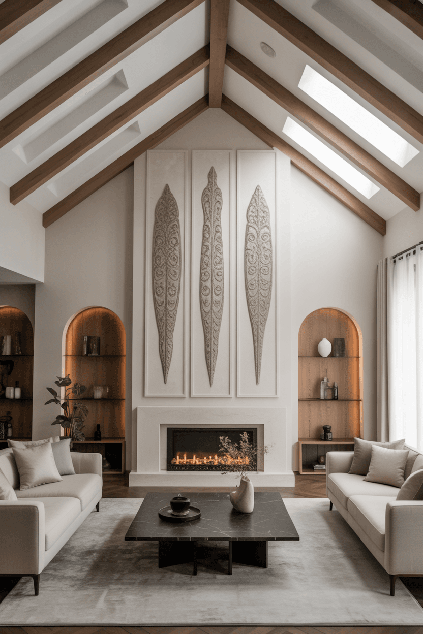 22 Inspiring Vaulted Ceiling Living Room Ideas for Modern Homes