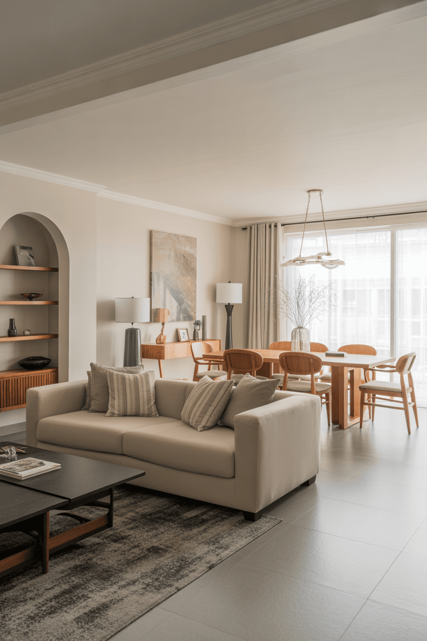 25 Open Layout Living Room Dining Room Ideas for Modern Homes