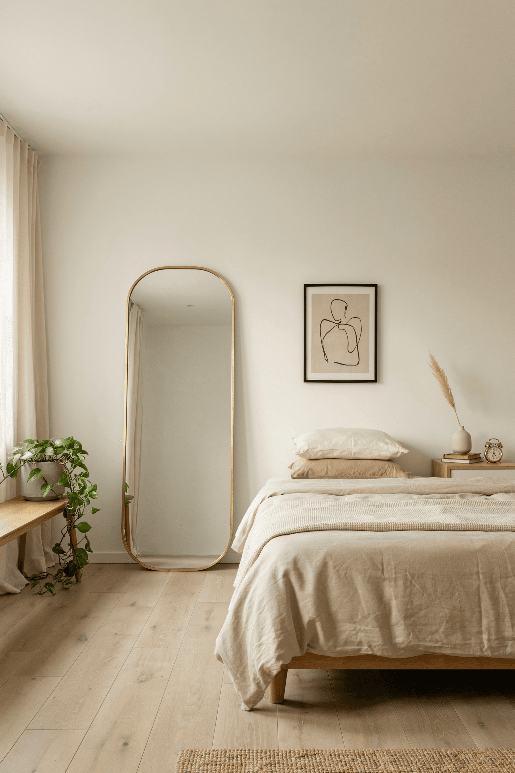 23 Gorgeous Floor Mirror in Bedroom Ideas to Elevate Your Room