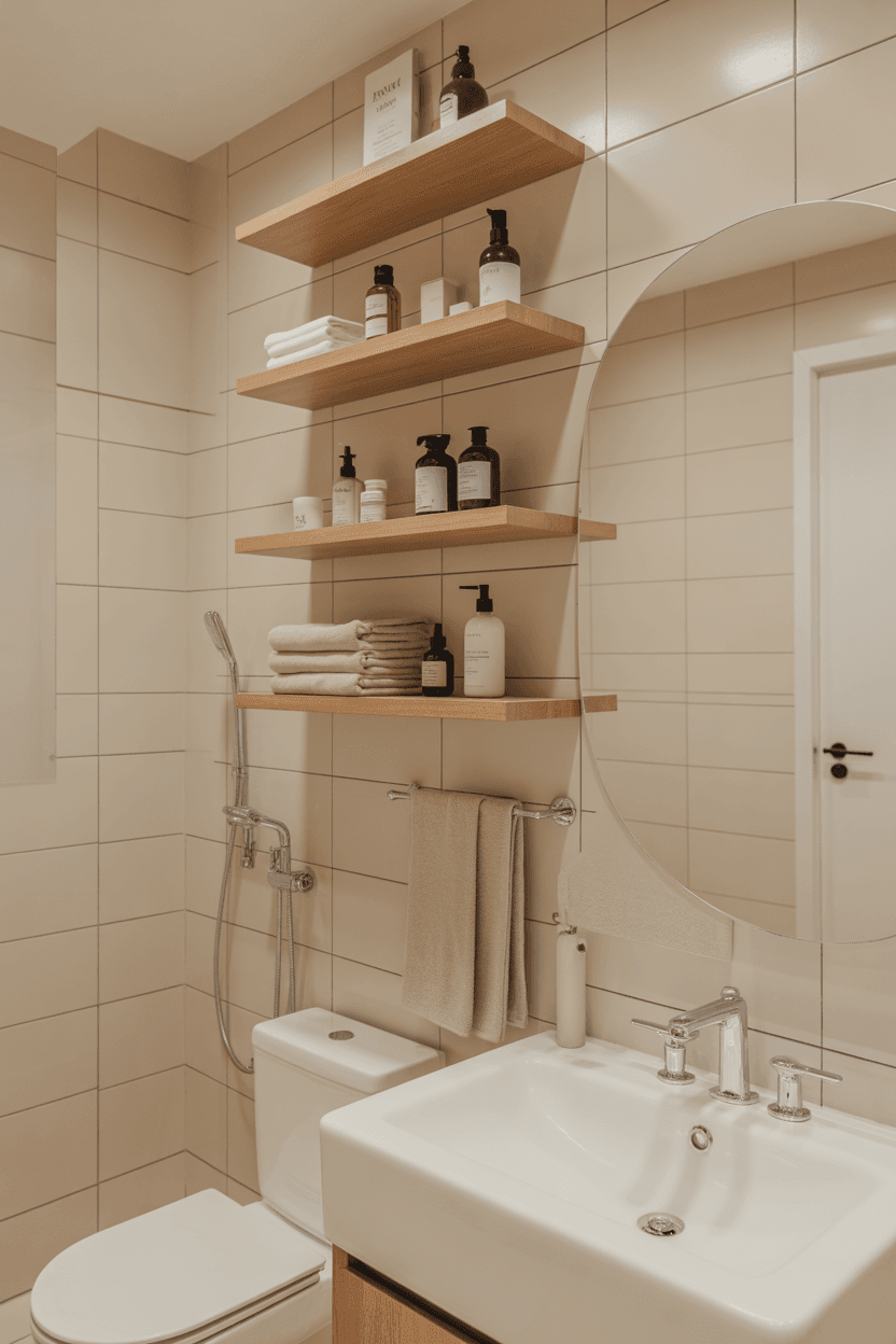 24 Floating Shelves Bathroom Ideas for Small and Stylish Spaces