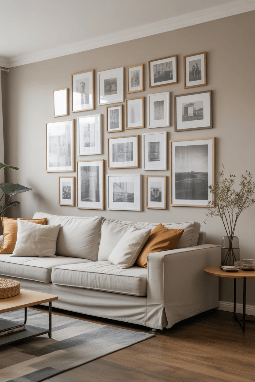 22 Gallery Wall Living Room Ideas for Modern Homes