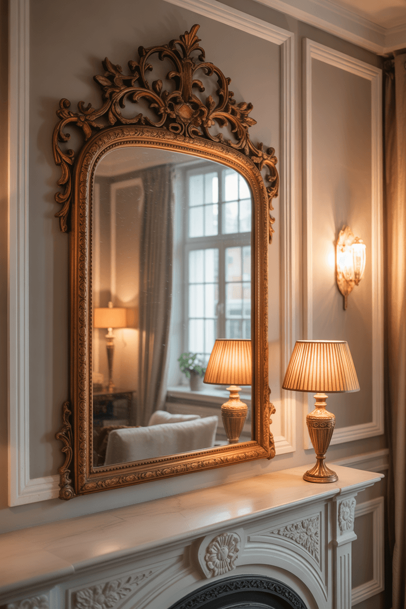 24 Vintage Mirror Wall Decor Ideas for Timeless Homes