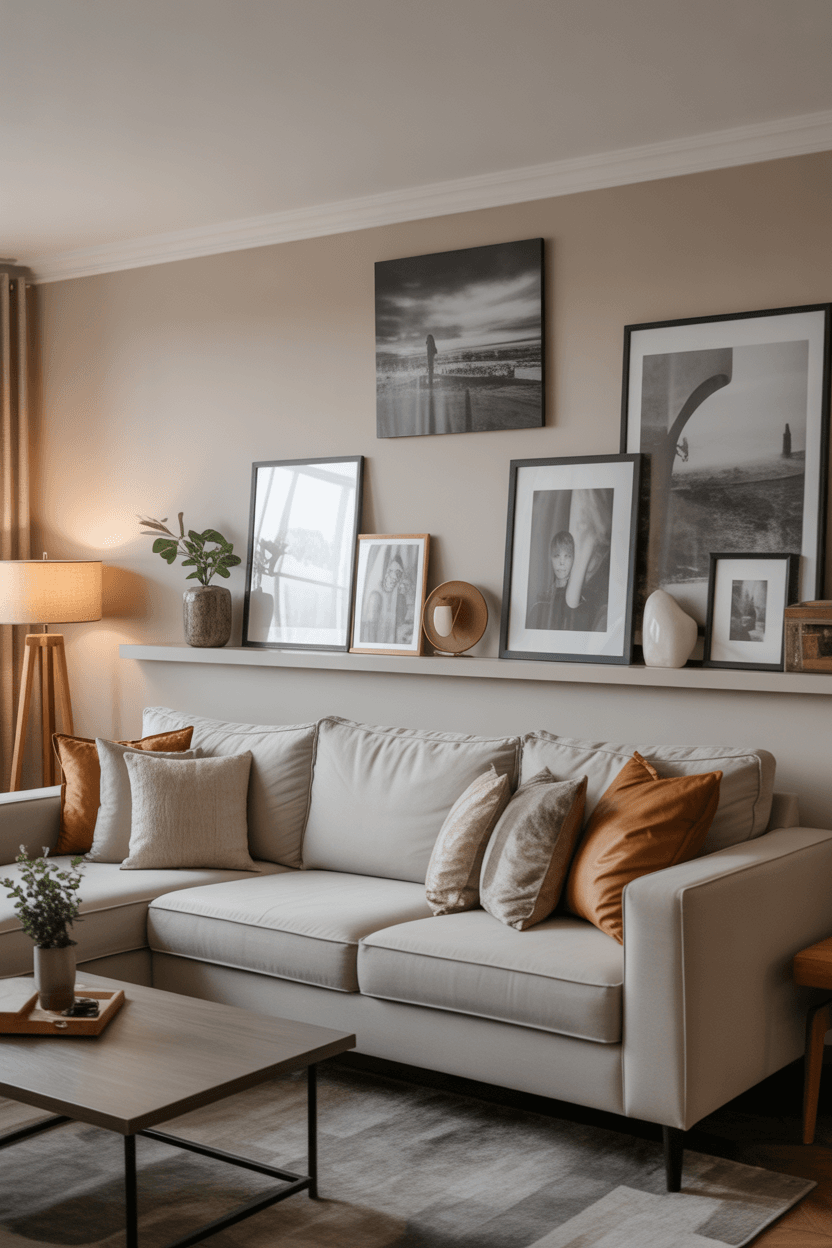 24 Above Sofa Wall Decor Ideas for Stylish Living Rooms
