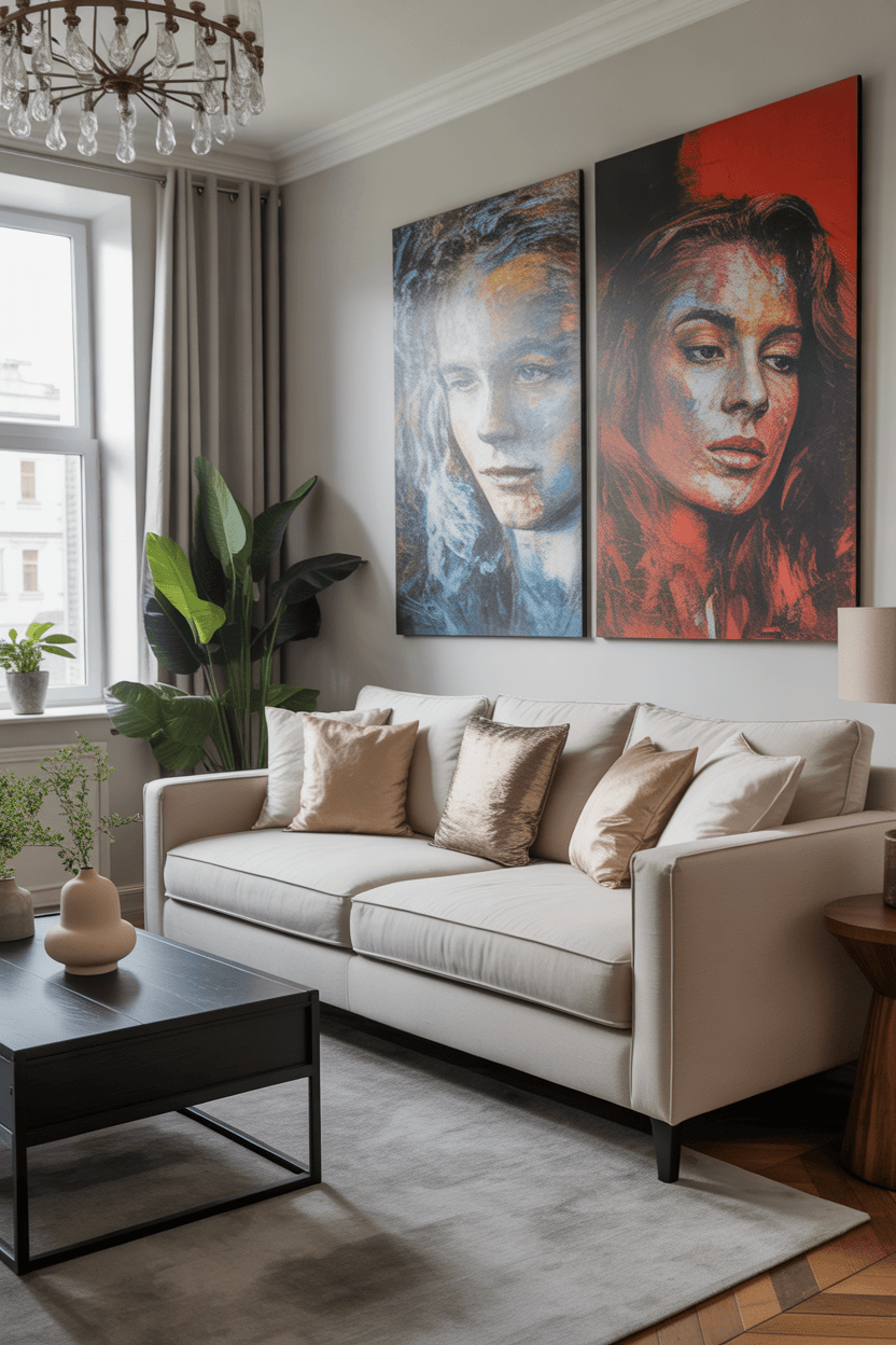 22 Gallery Wall Living Room Ideas for Modern Homes