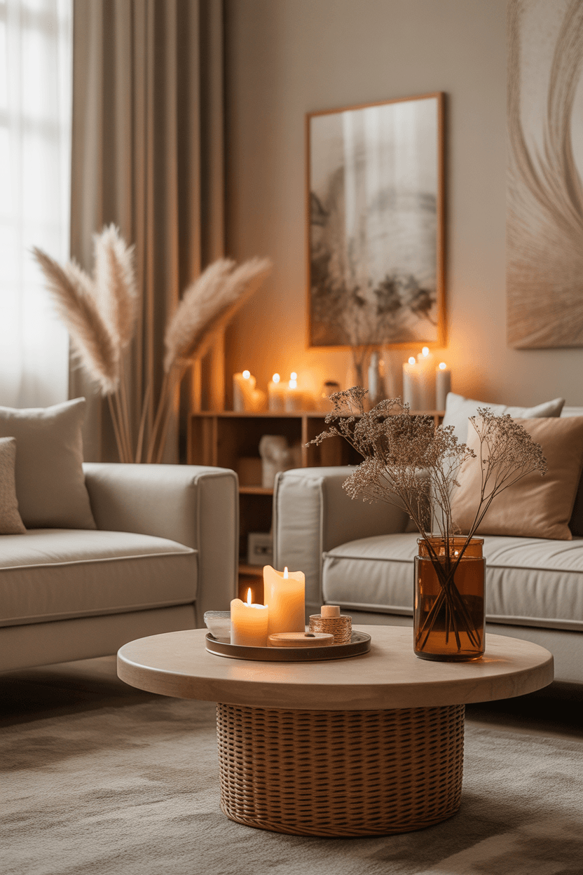 23 Cozy Warm Earthy Living Room Ideas for a Natural & Stylish Home