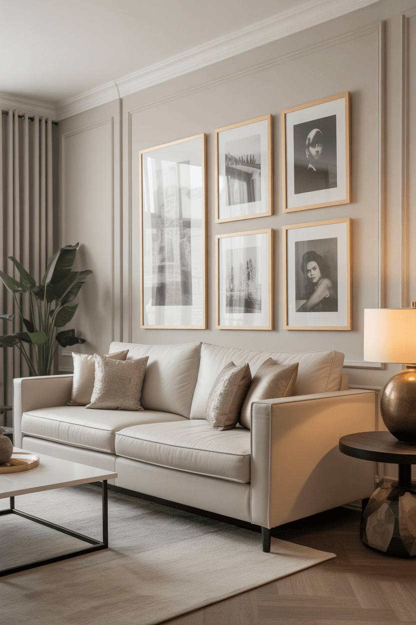 22 Gallery Wall Living Room Ideas for Modern Homes
