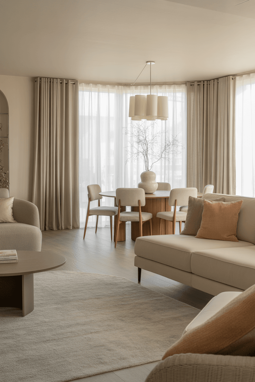 25 Open Layout Living Room Dining Room Ideas for Modern Homes