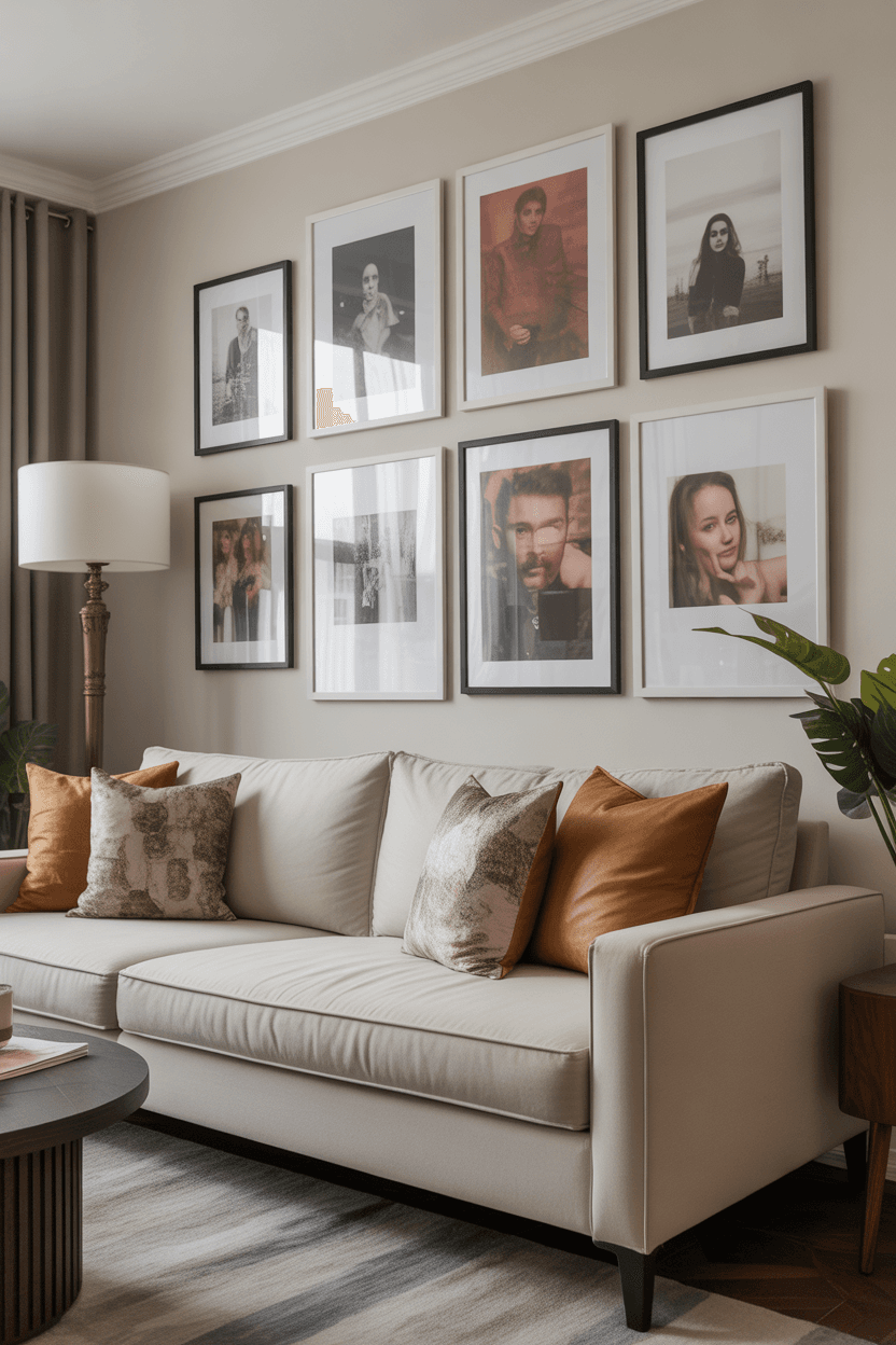 24 Above Sofa Wall Decor Ideas for Stylish Living Rooms