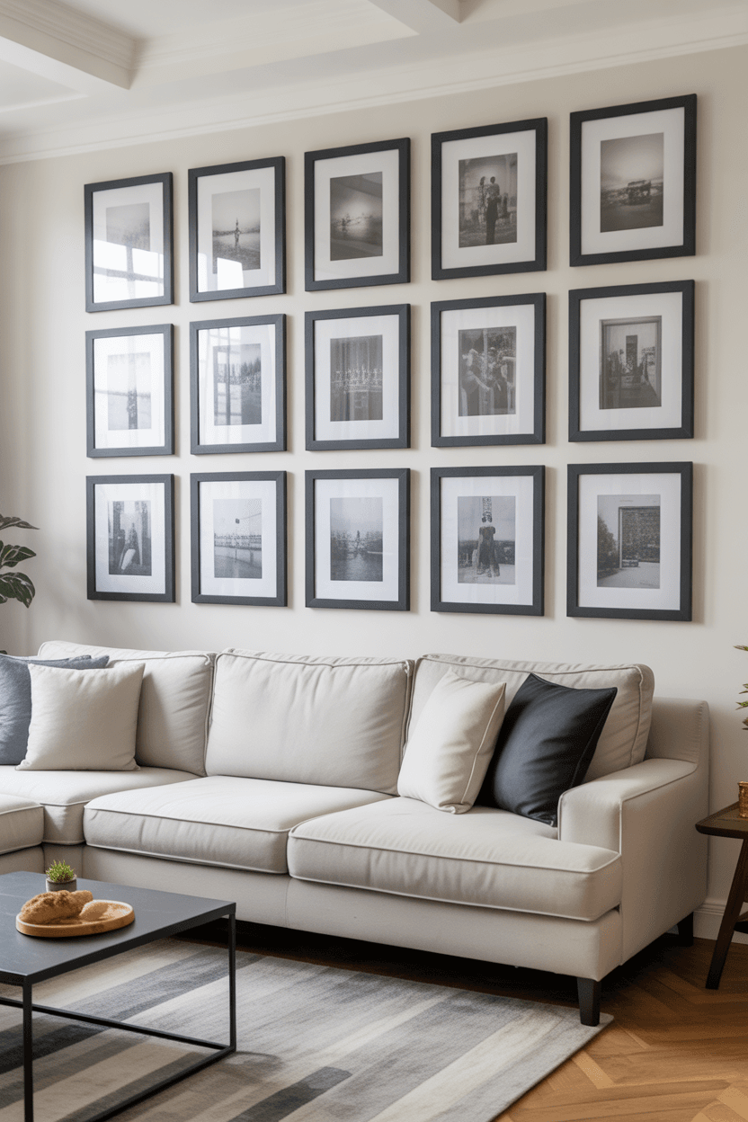 22 Gallery Wall Living Room Ideas for Modern Homes
