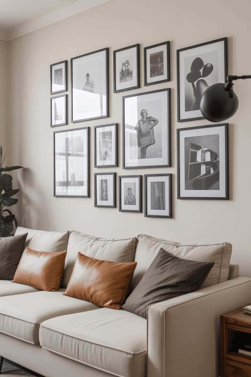 24 Above Sofa Wall Decor Ideas for Stylish Living Rooms
