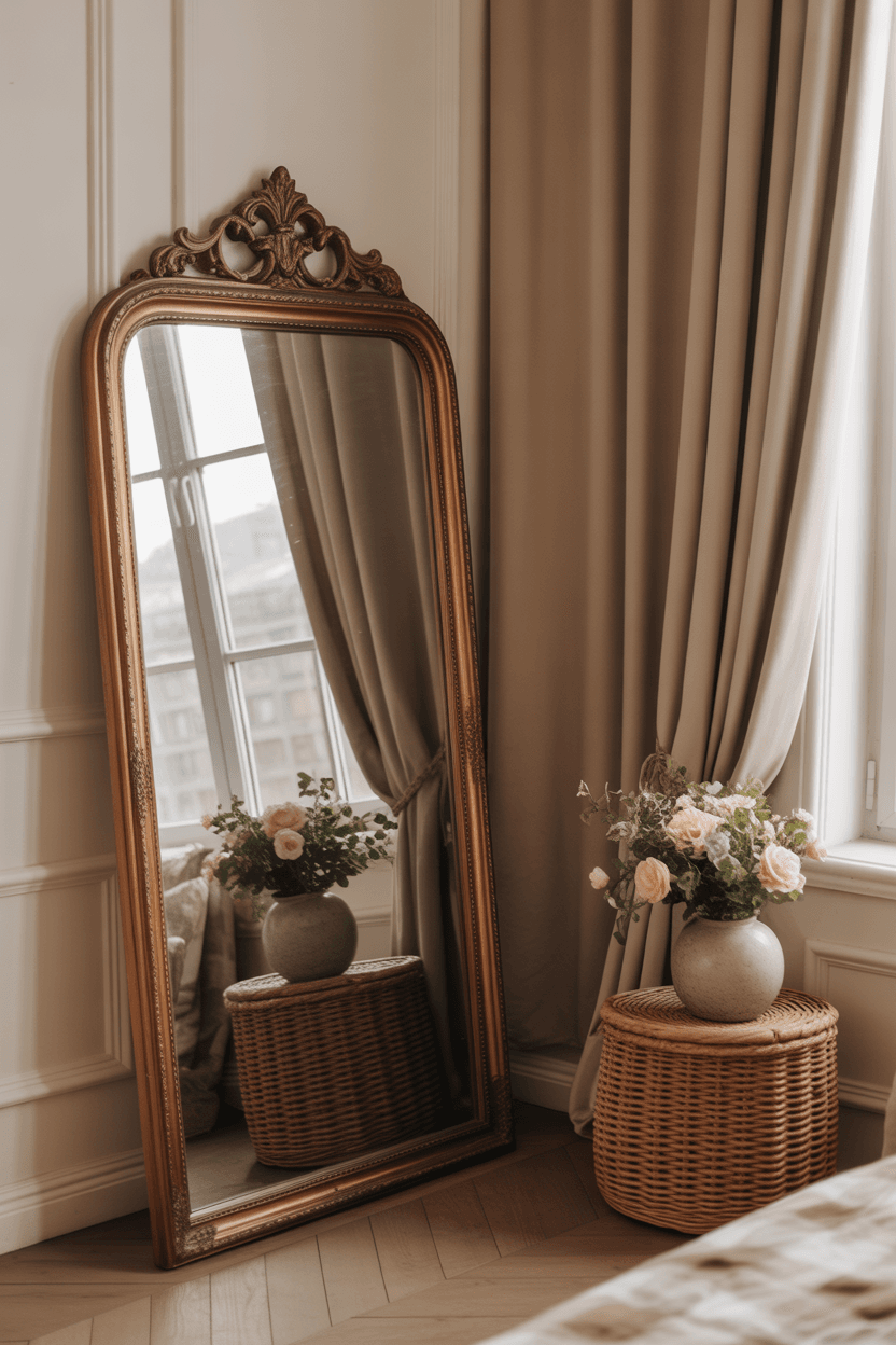 24 Vintage Mirror Wall Decor Ideas for Timeless Homes