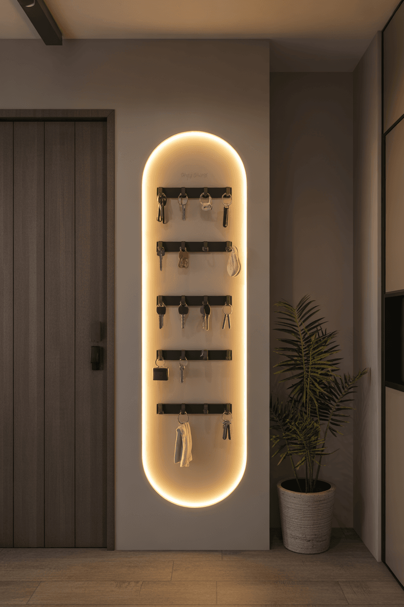 23 Key Holder Wall Design Ideas for a Stylish Home