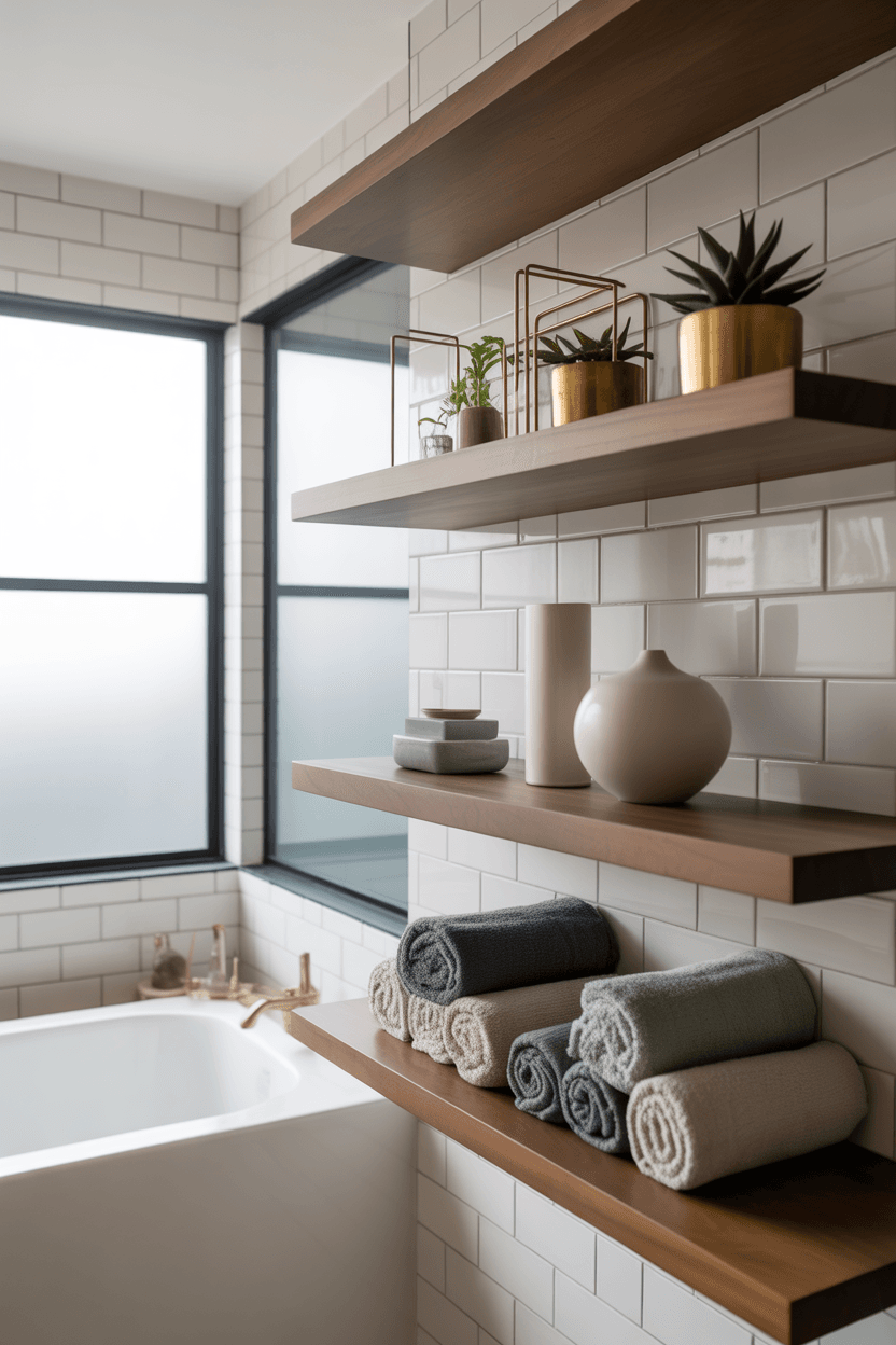 24 Floating Shelves Bathroom Ideas for Small and Stylish Spaces