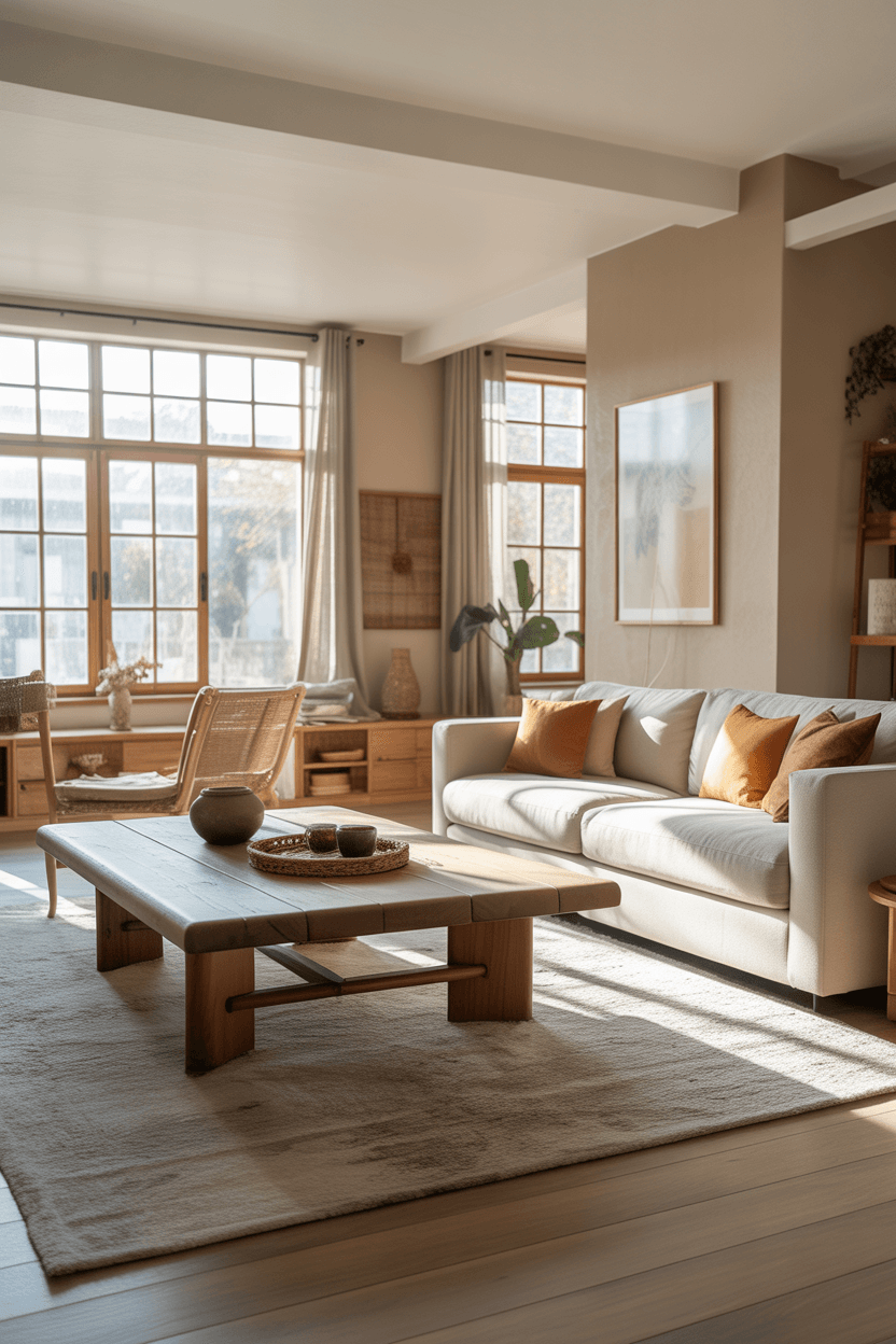 23 Cozy Warm Earthy Living Room Ideas for a Natural & Stylish Home