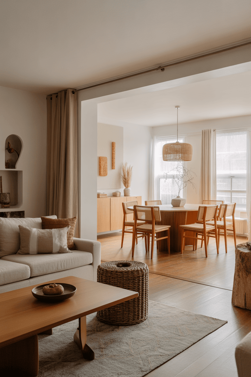 25 Open Layout Living Room Dining Room Ideas for Modern Homes