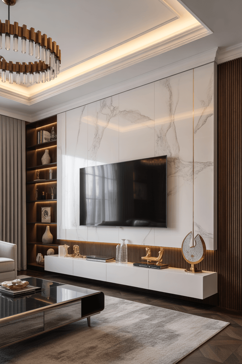 22 Stunning TV Wall Ideas for Modern Living Rooms