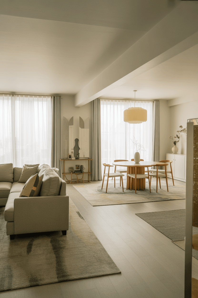 25 Open Layout Living Room Dining Room Ideas for Modern Homes