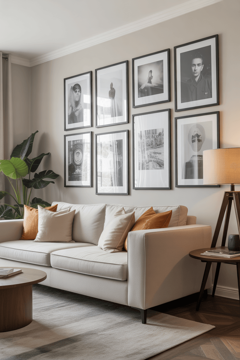 22 Gallery Wall Living Room Ideas for Modern Homes