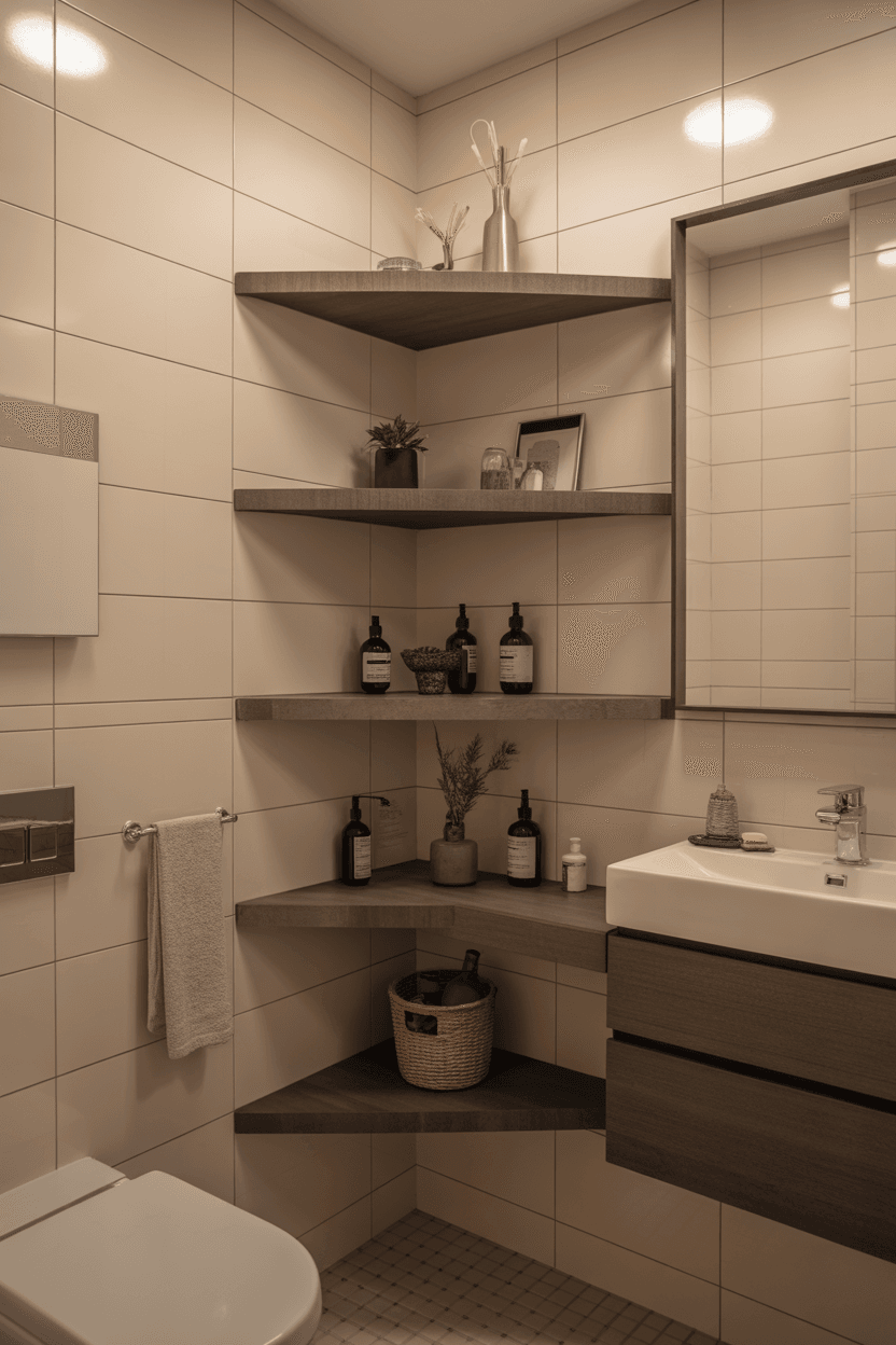 24 Floating Shelves Bathroom Ideas for Small and Stylish Spaces