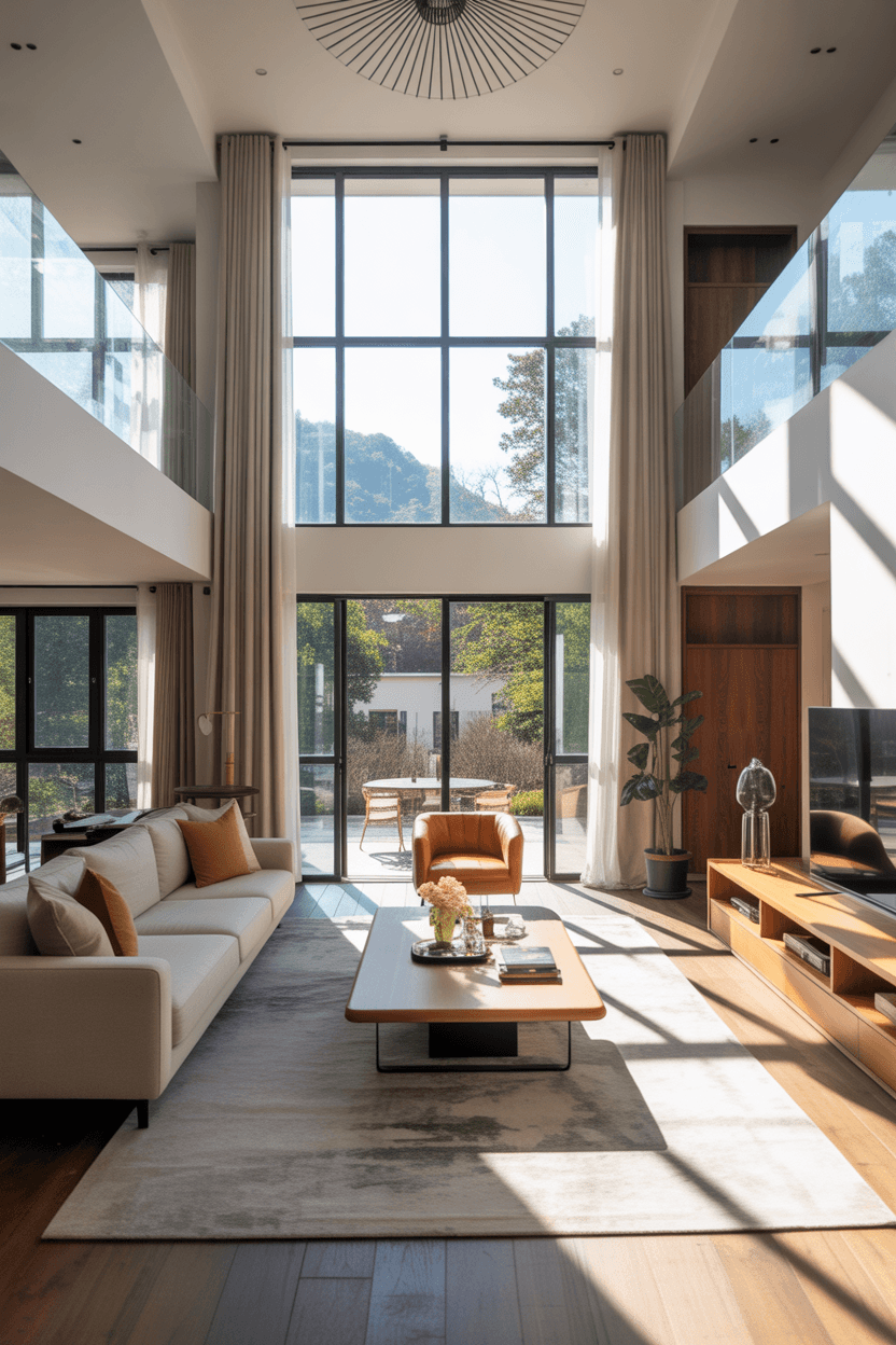 21 Stunning Tall Ceiling Living Room Ideas for Modern Homes