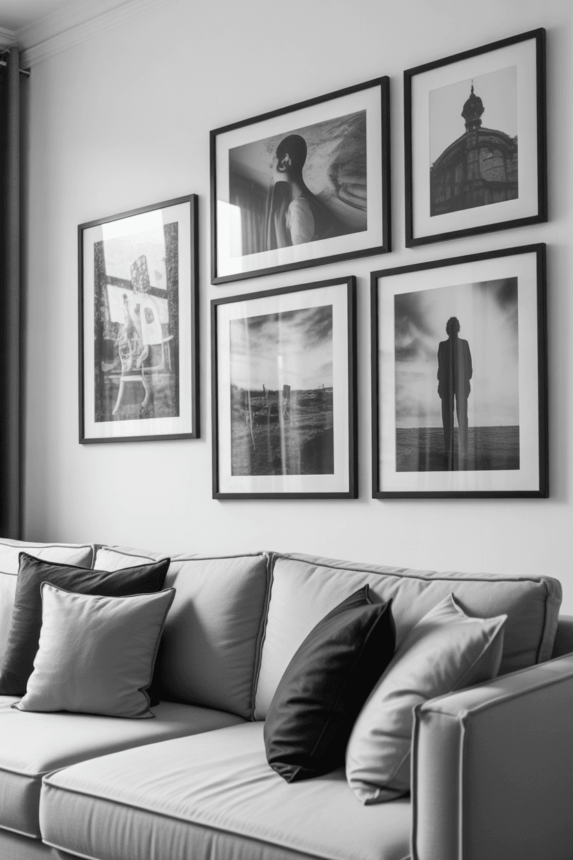 22 Gallery Wall Living Room Ideas for Modern Homes