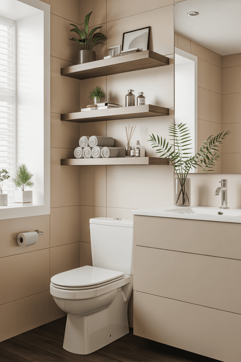 24 Floating Shelves Bathroom Ideas for Small and Stylish Spaces