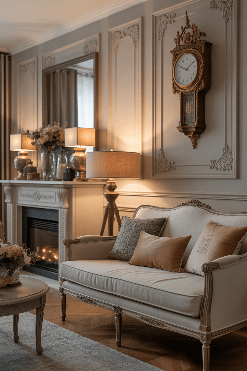 26 Stylish Wall Clock Decor Ideas for Living Rooms