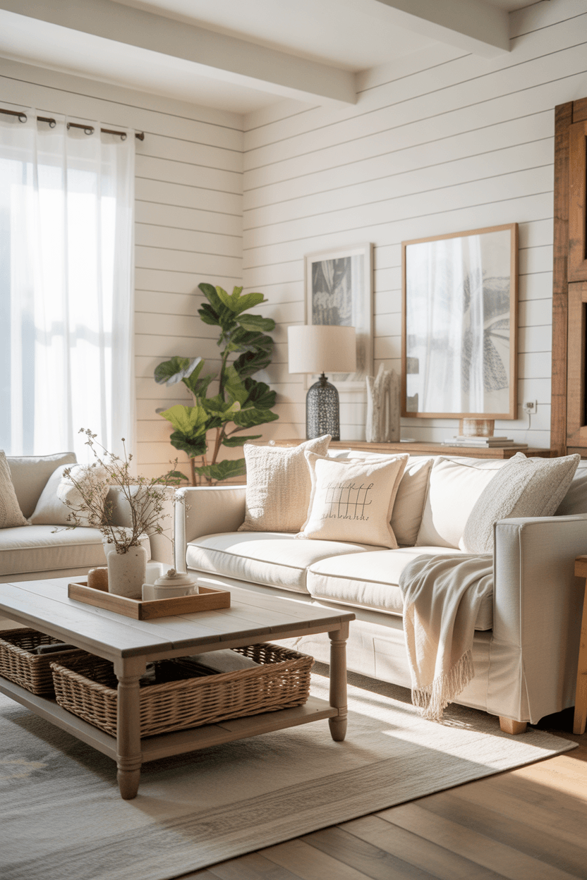 26 Modern Farmhouse Living Room Ideas for a Cozy & Stylish Home