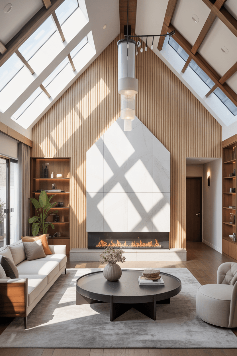 22 Inspiring Vaulted Ceiling Living Room Ideas for Modern Homes