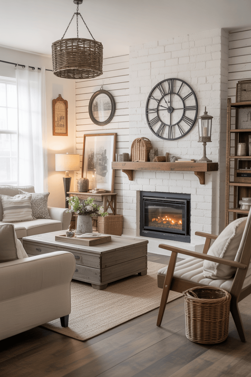 26 Modern Farmhouse Living Room Ideas for a Cozy & Stylish Home