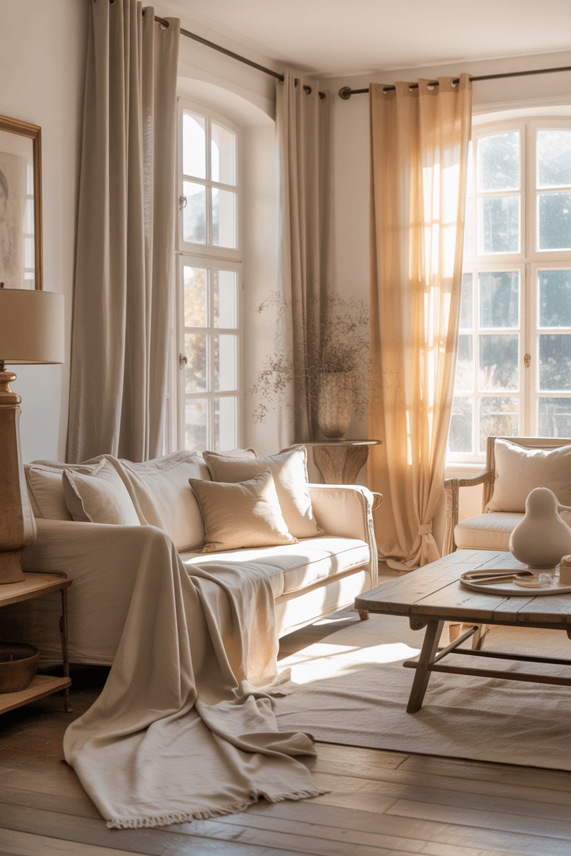 24 French Country Living Room Ideas for Elegant & Cozy Homes
