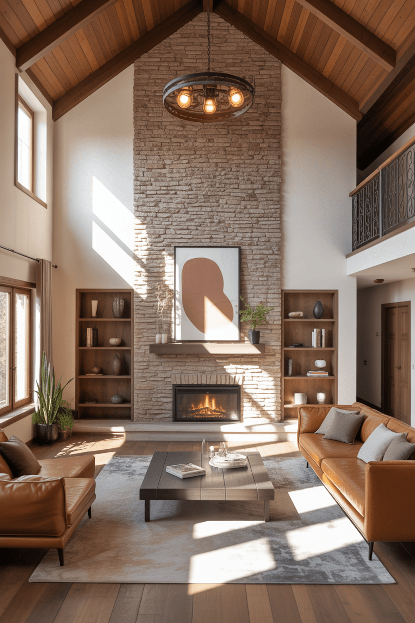 22 Inspiring Vaulted Ceiling Living Room Ideas for Modern Homes