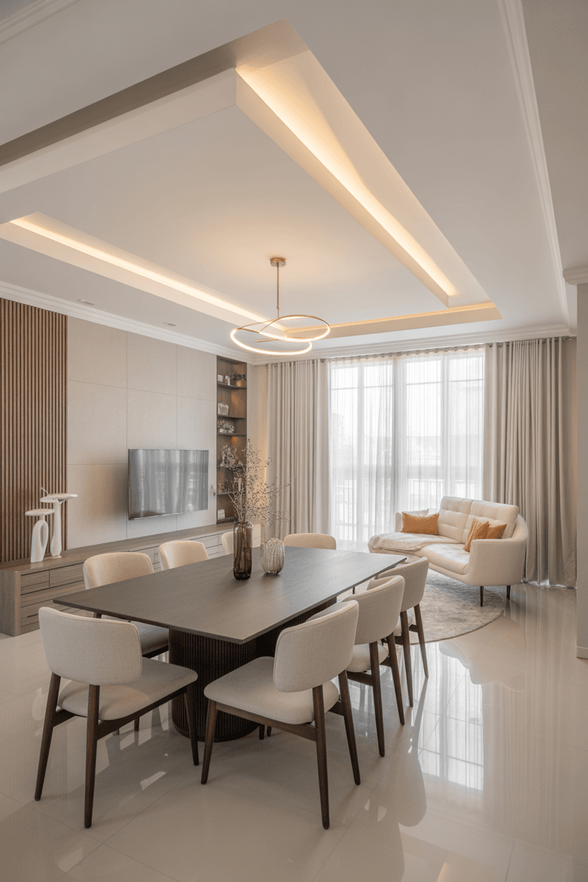 25 Open Layout Living Room Dining Room Ideas for Modern Homes