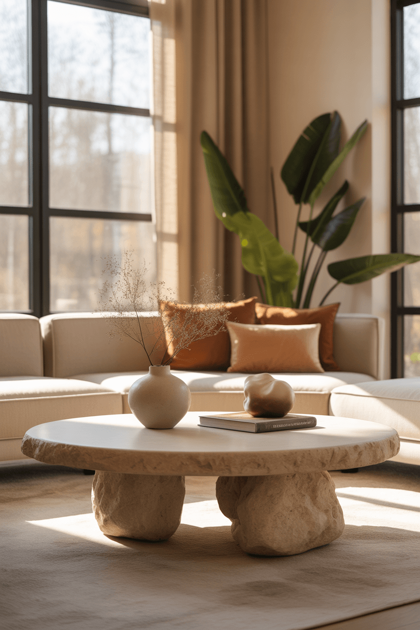 23 Cozy Warm Earthy Living Room Ideas for a Natural & Stylish Home