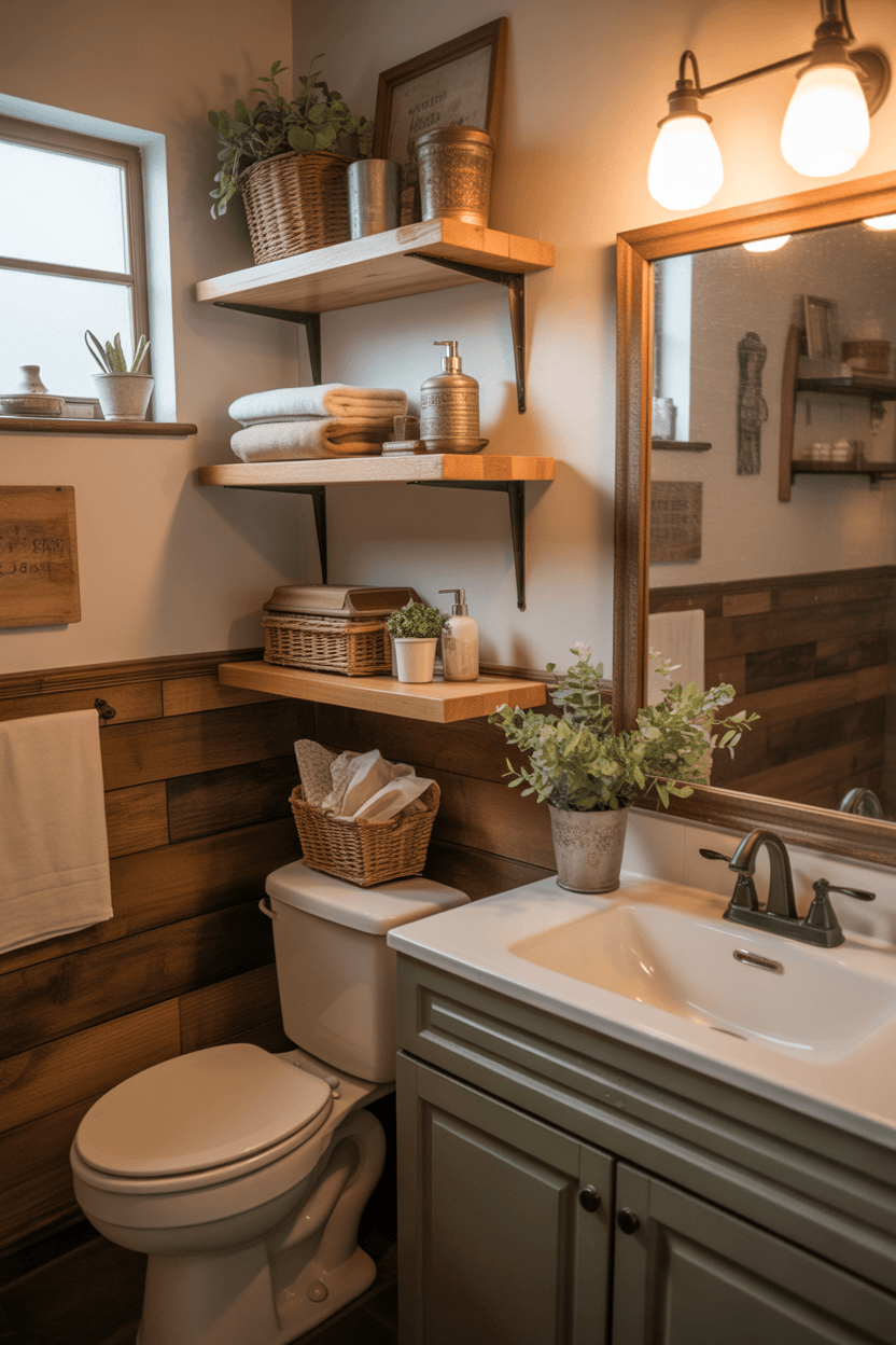 24 Floating Shelves Bathroom Ideas for Small and Stylish Spaces
